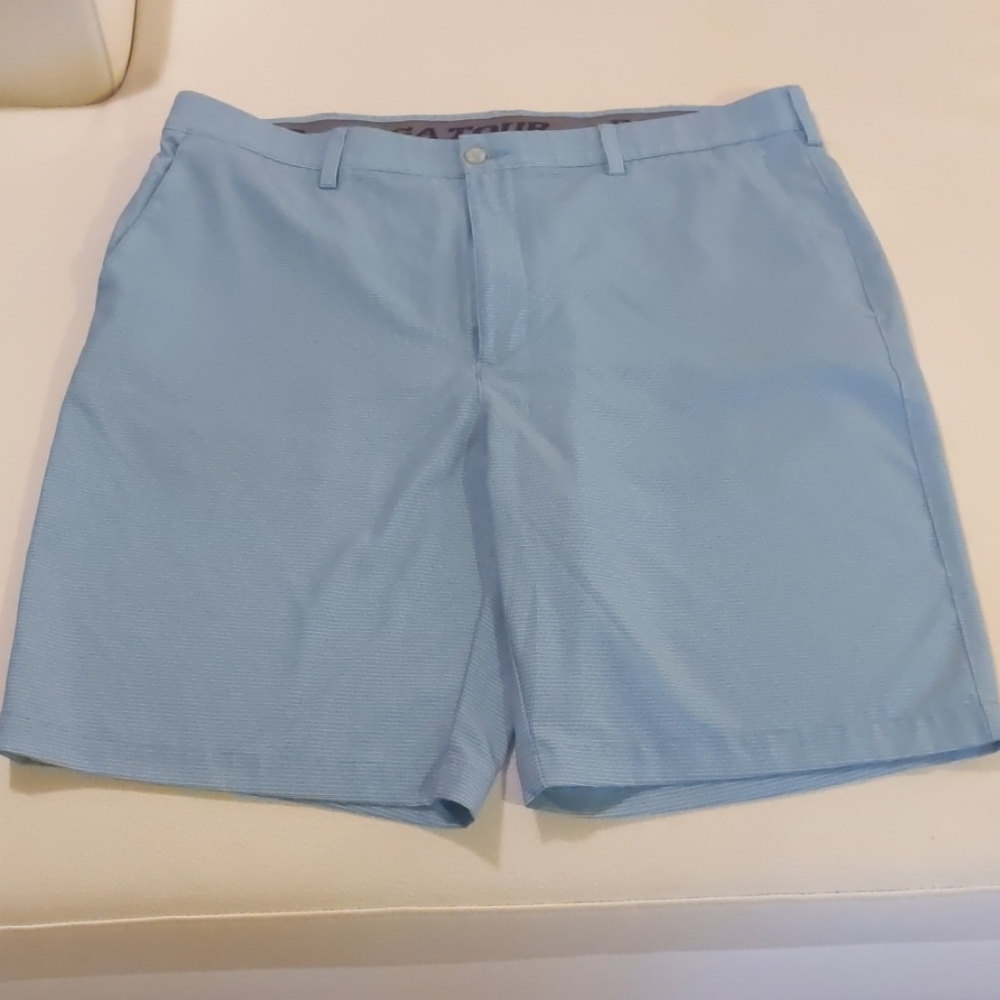 Nice Light Blue PGA Tour Size 40 Golf Shorts